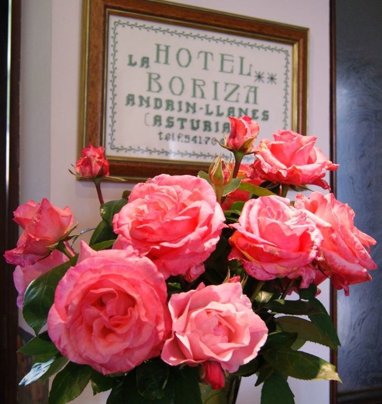 Hotel La Boriza Andrín Esterno foto