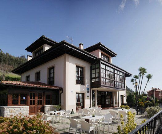 Hotel La Boriza Andrín Esterno foto